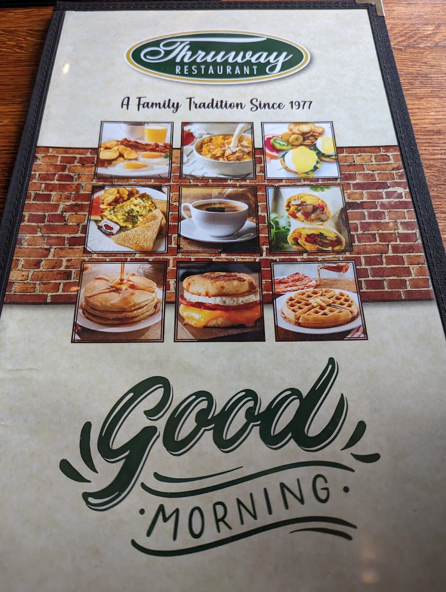 Menu, Thruway Restaurant