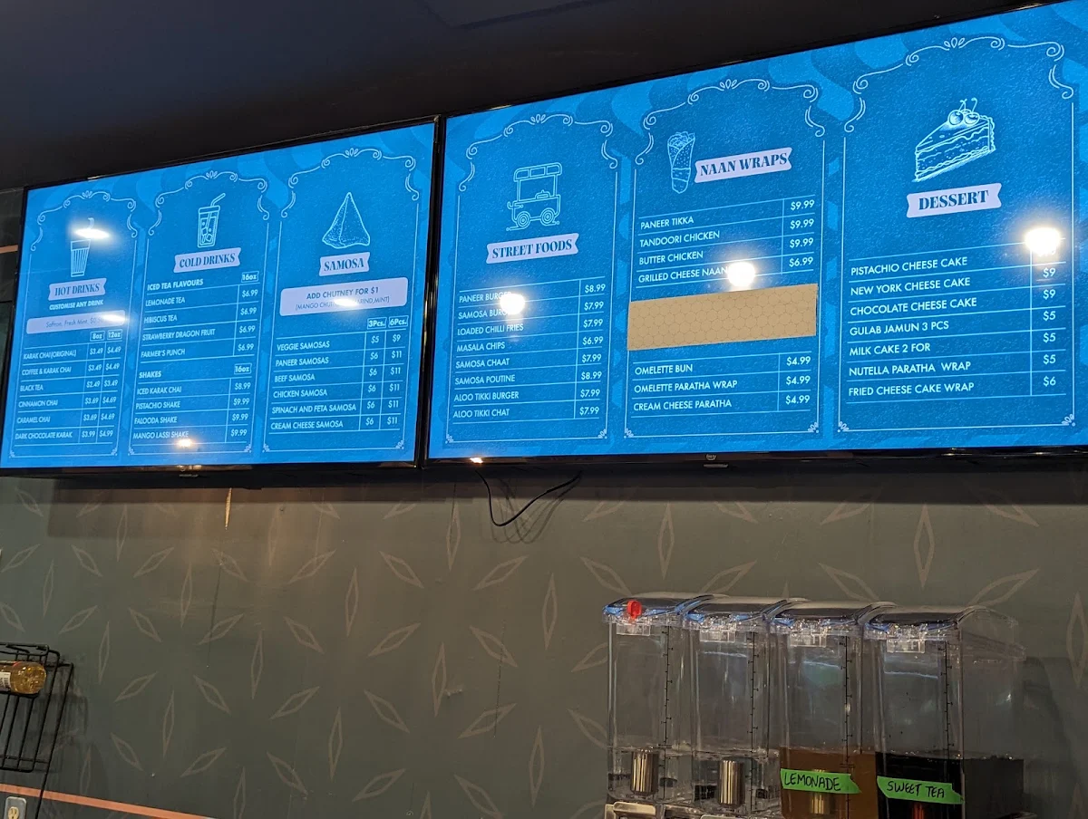 Menu, Chaii Samosa