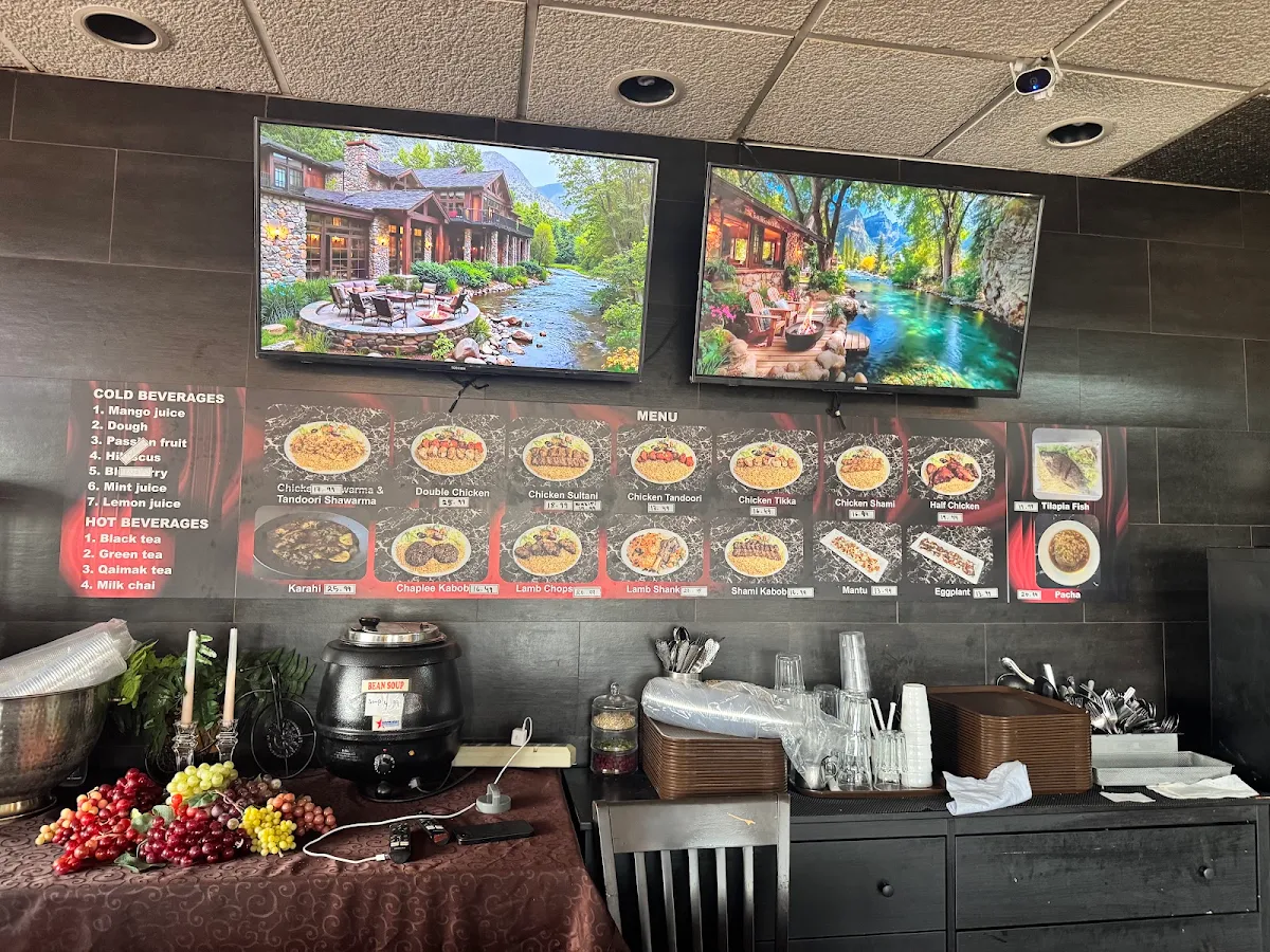 Menu, Afghan Grill House