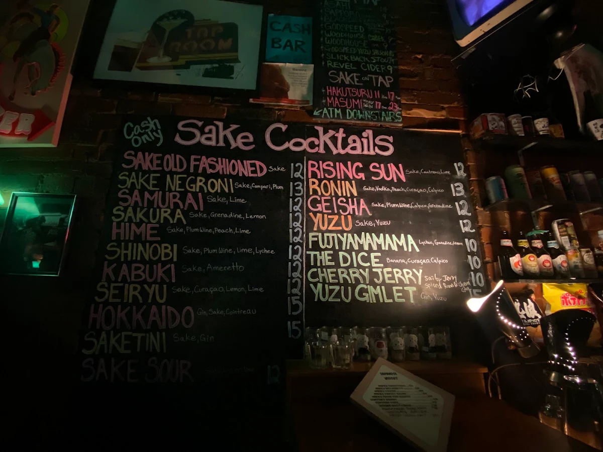 Menu, Black Dice Cafe