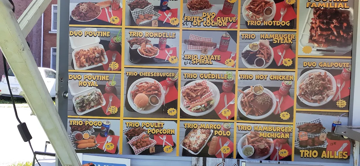 Menu, Cantine La Diligence
