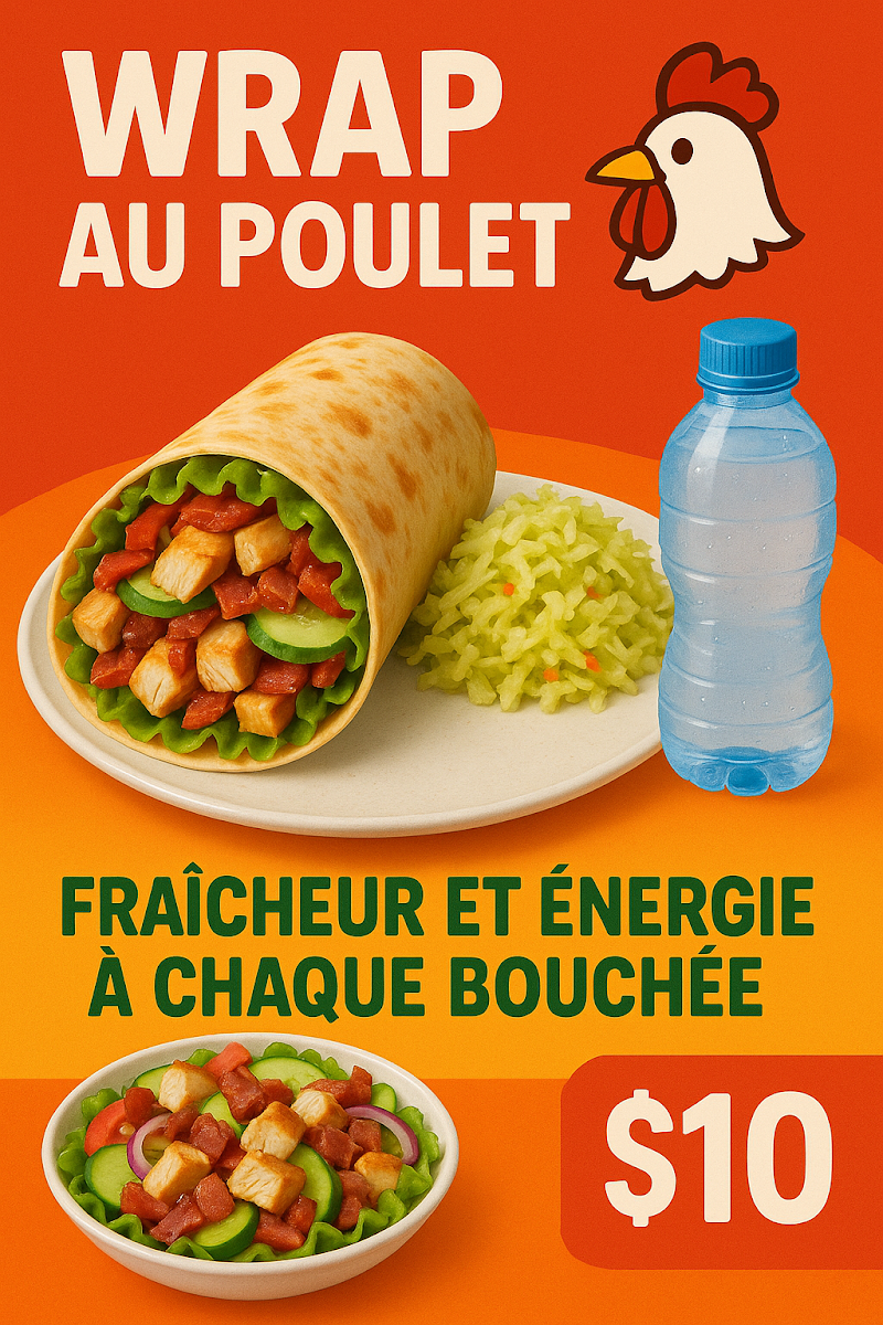 Menu, Cantine La Diligence