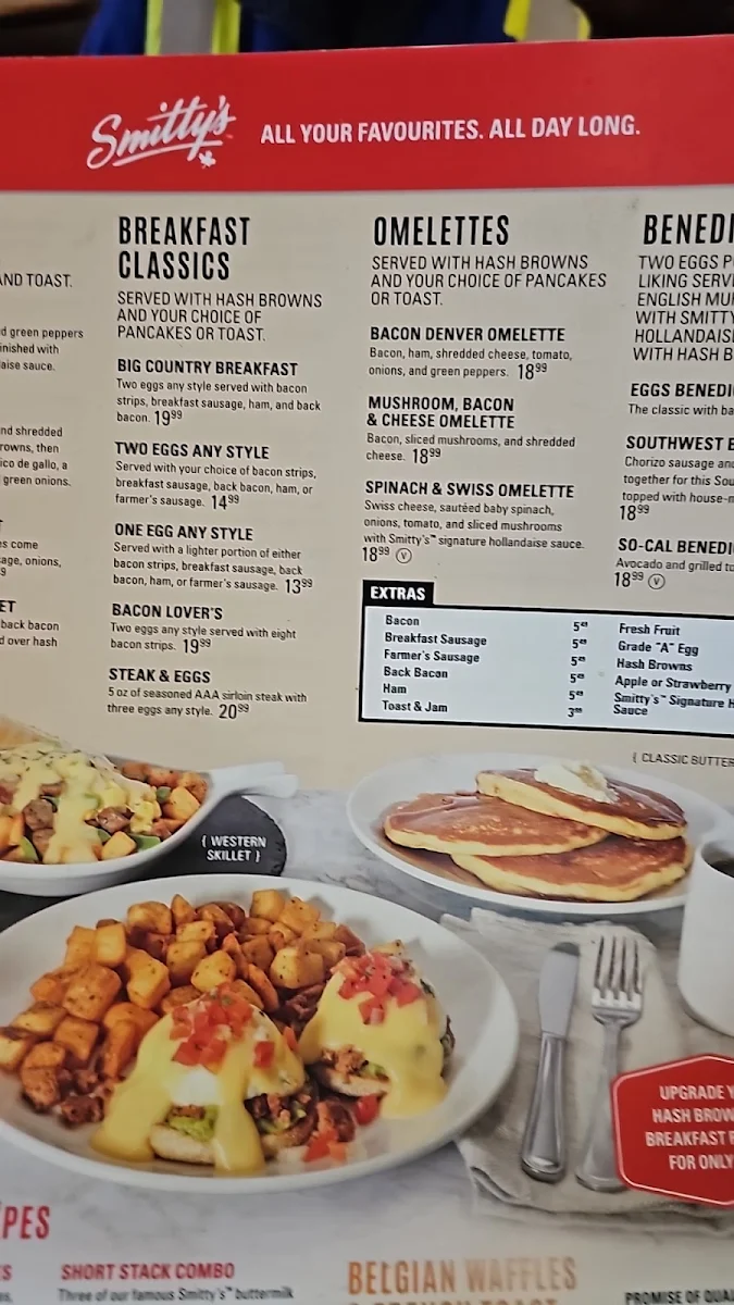 Menu, Smitty's Family Restaurant - Lloydminster