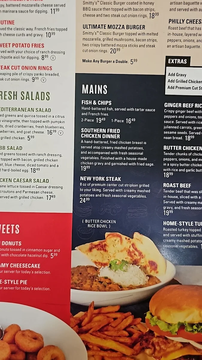 Menu, Smitty's Family Restaurant - Lloydminster