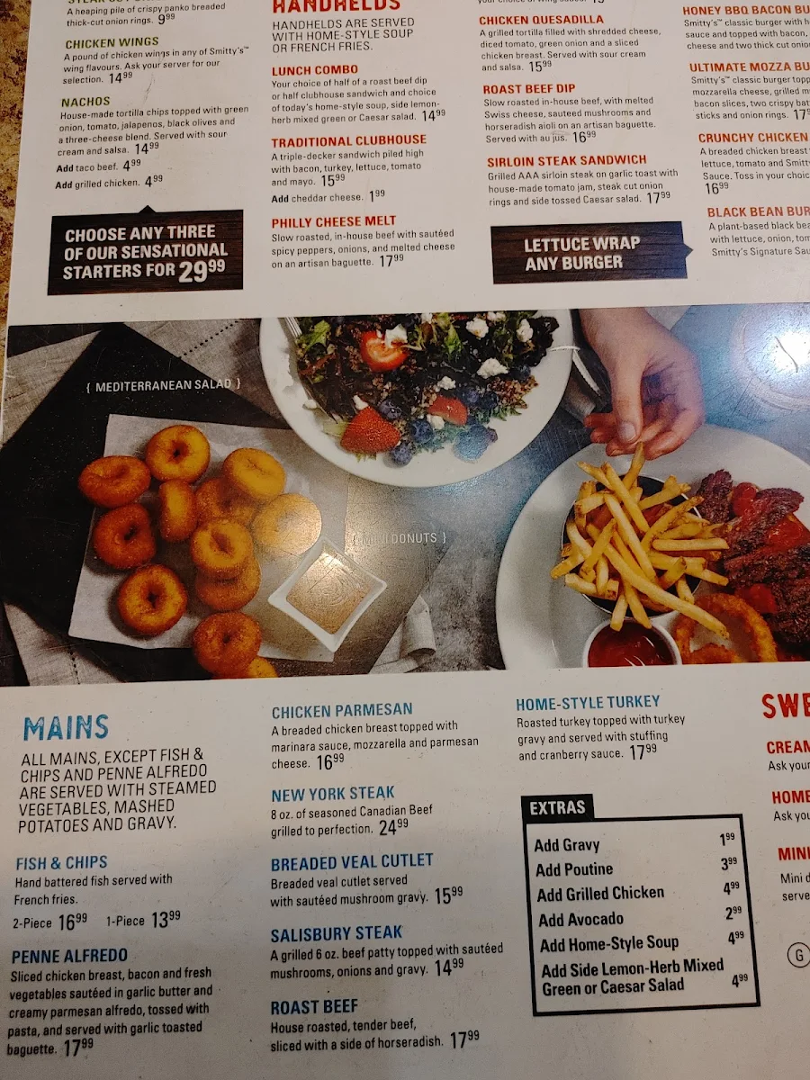 Menu, Smitty's Family Restaurant - Lloydminster