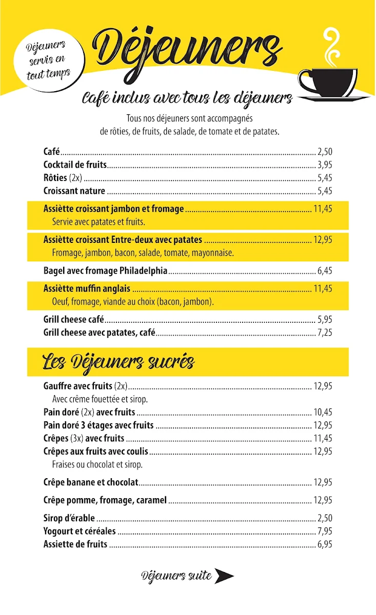 Menu, Bianky Restaurant