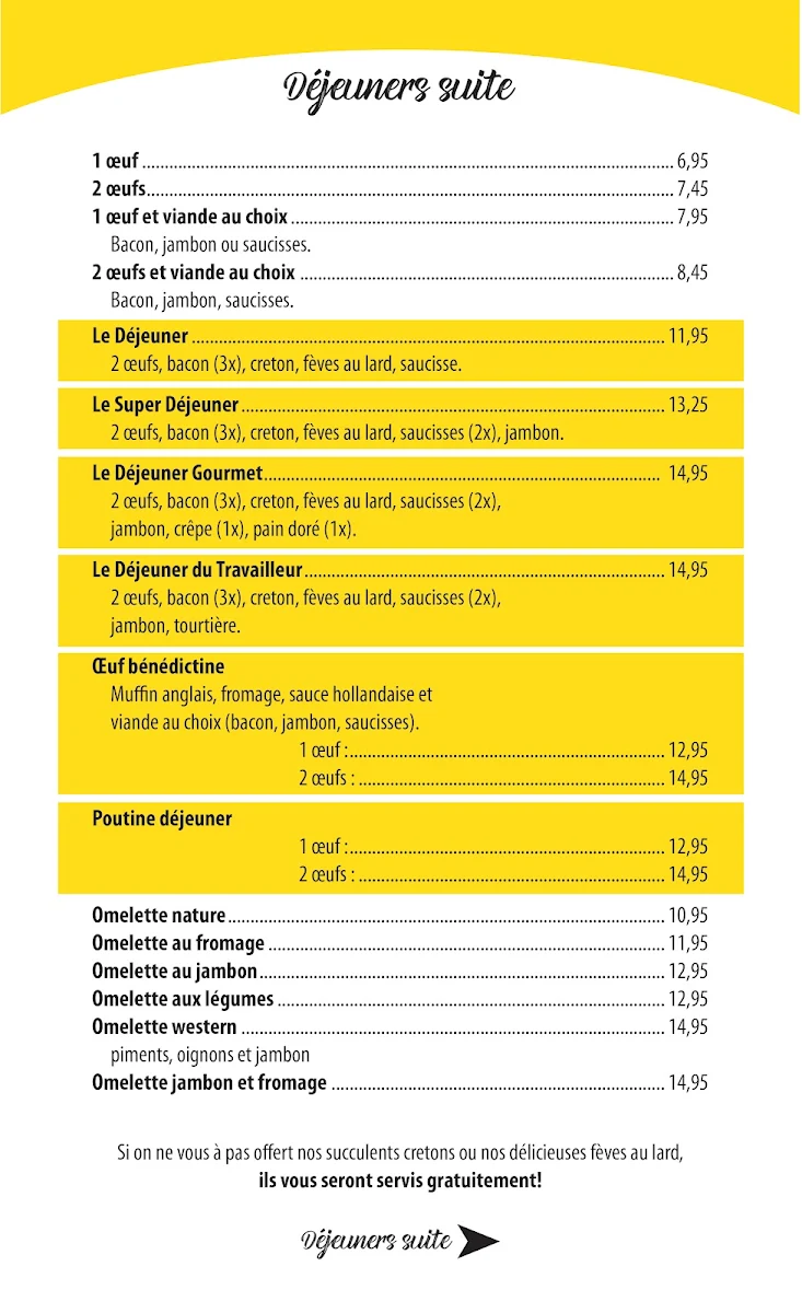Menu, Bianky Restaurant