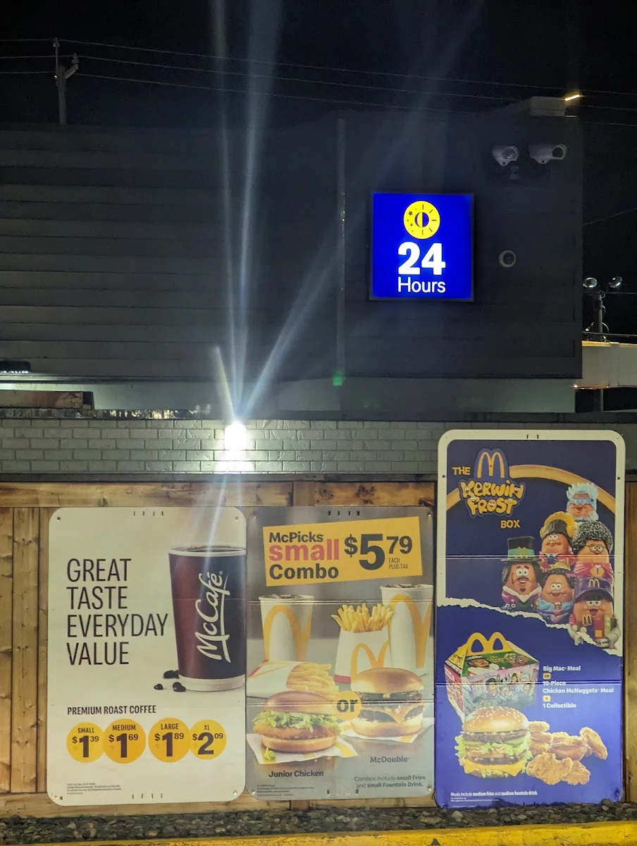 Menu, McDonald's