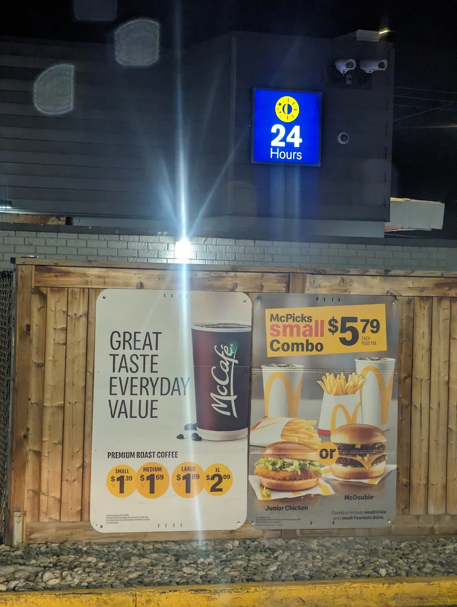Menu, McDonald's