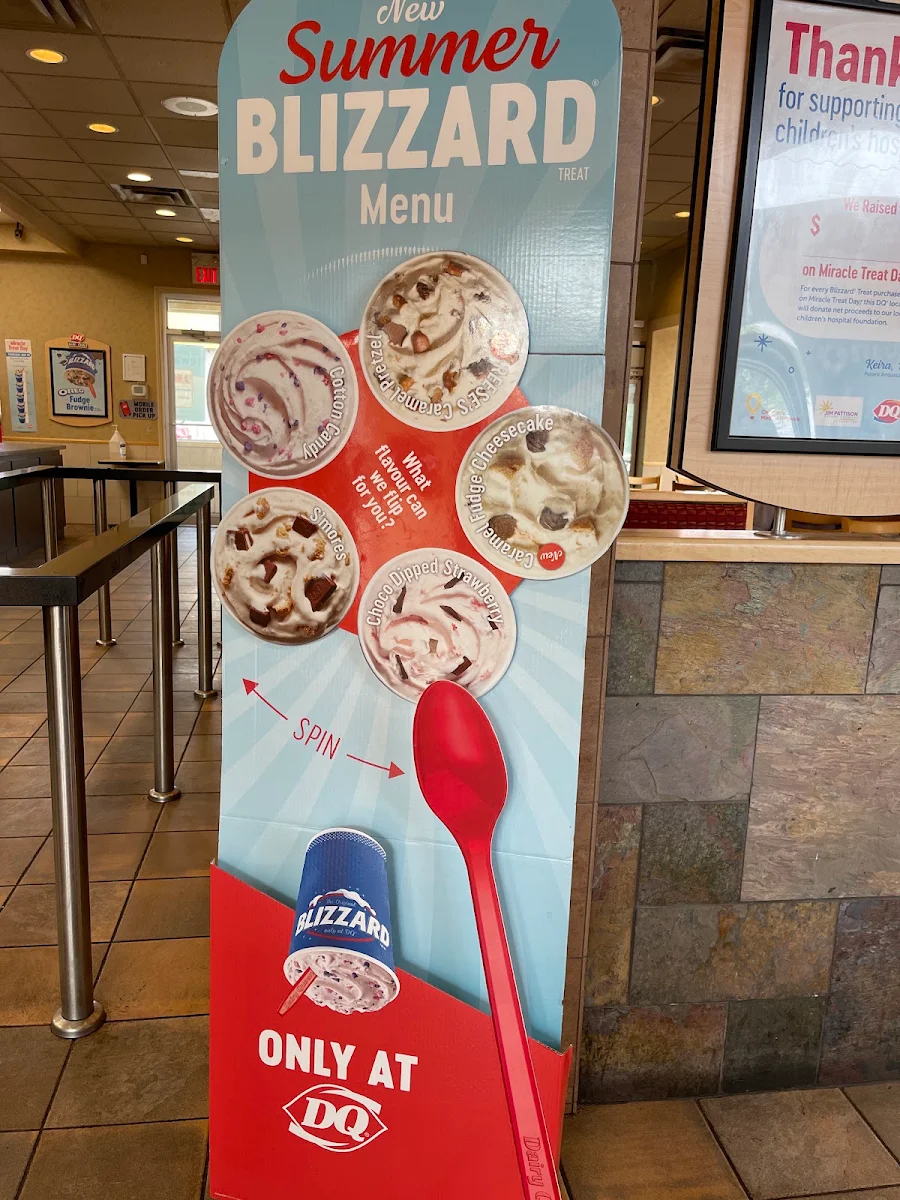 Menu, Dairy Queen Grill & Chill