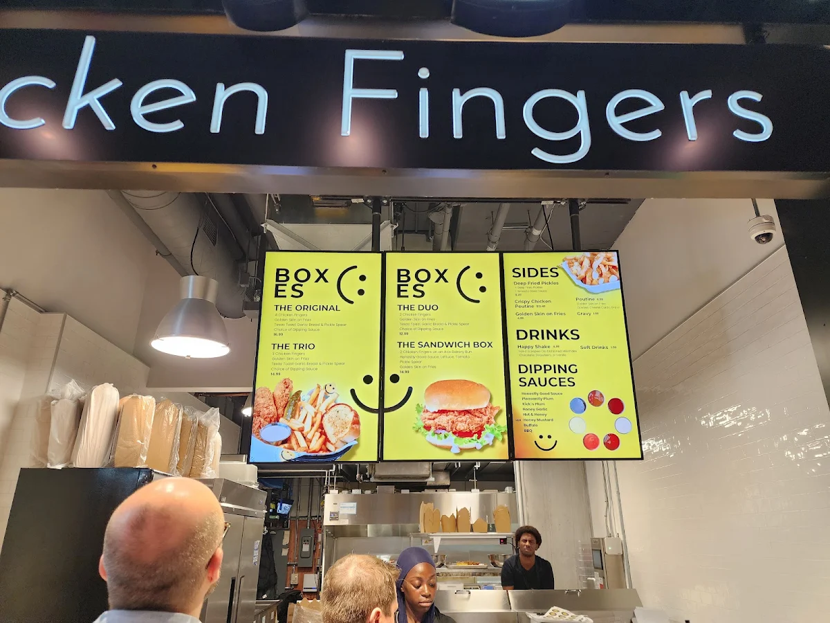 Menu, Honestly Good Chicken Fingers