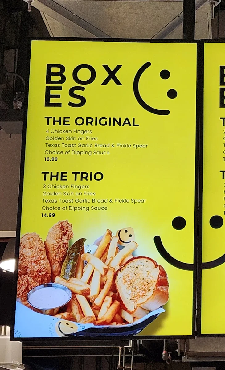 Menu, Honestly Good Chicken Fingers