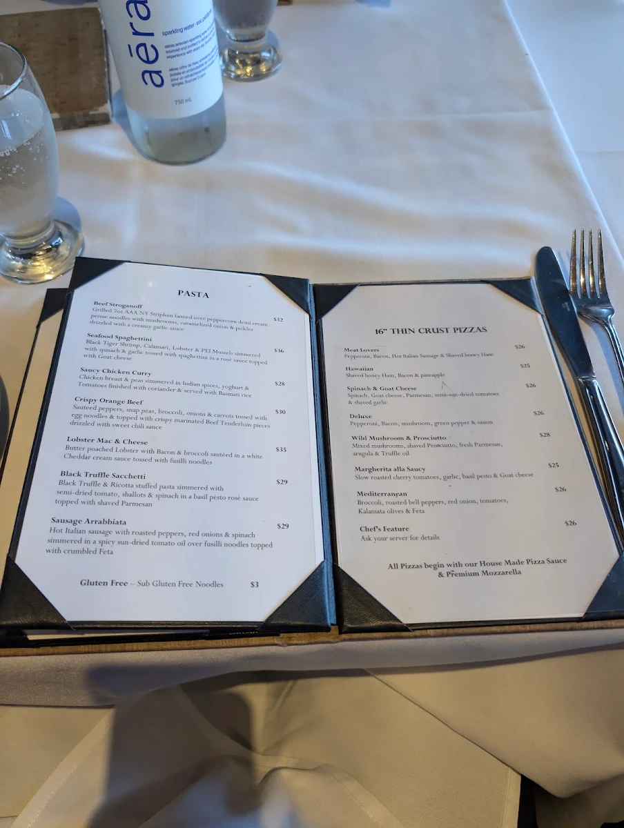 Menu, Saucy