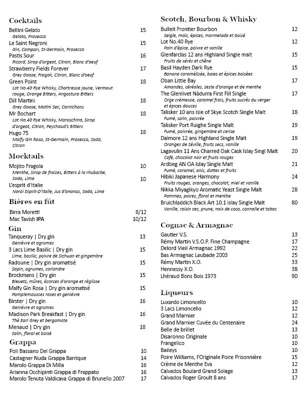 Menu photo 1