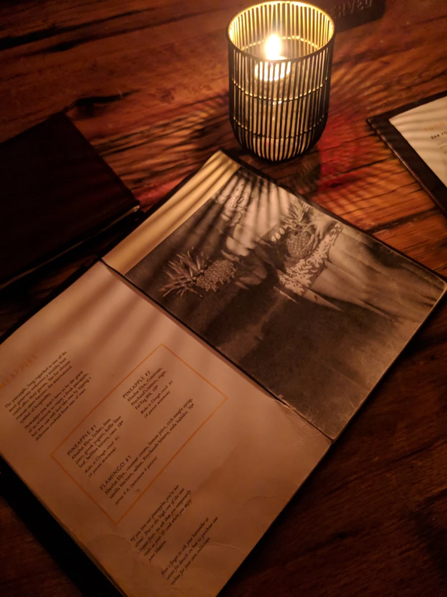 Menu, Clough Club