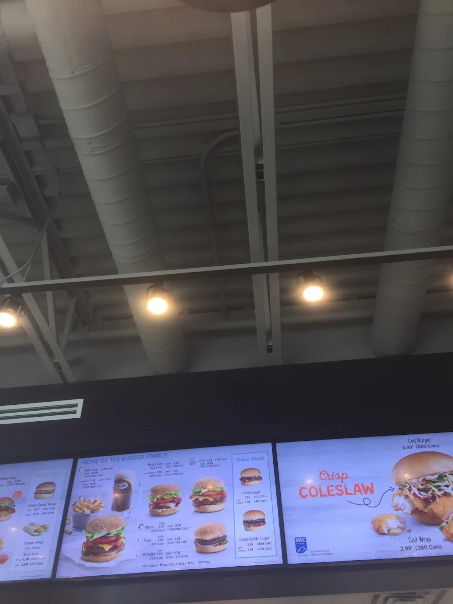 Menu, A&W Canada