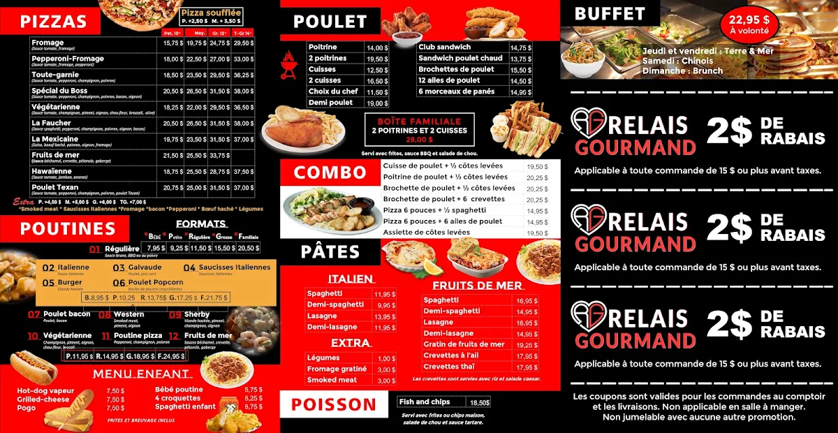 Menu, Restaurant Cantine De Luxe