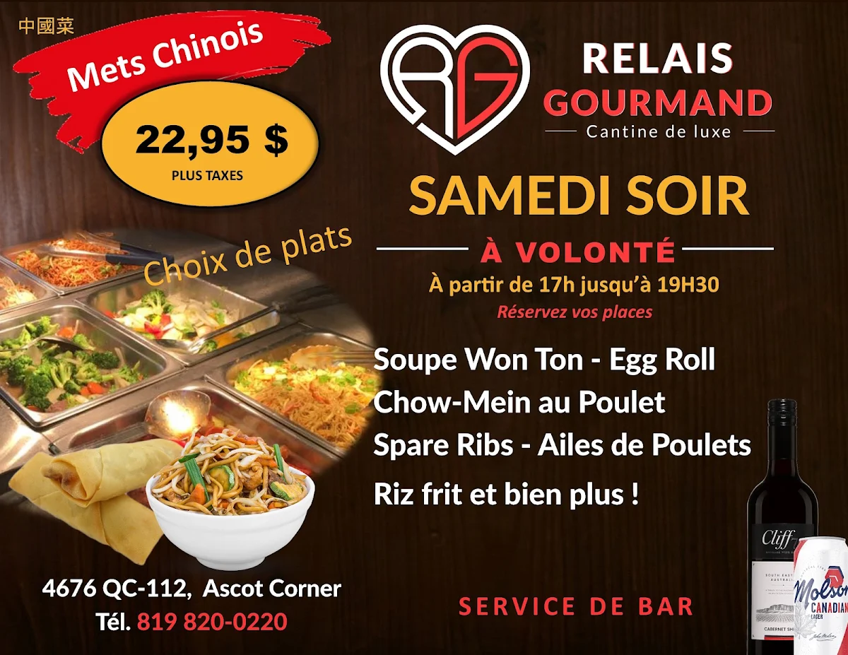Menu, Restaurant Cantine De Luxe