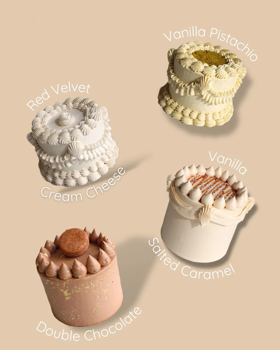 Menu, Velvet Lane Cakes