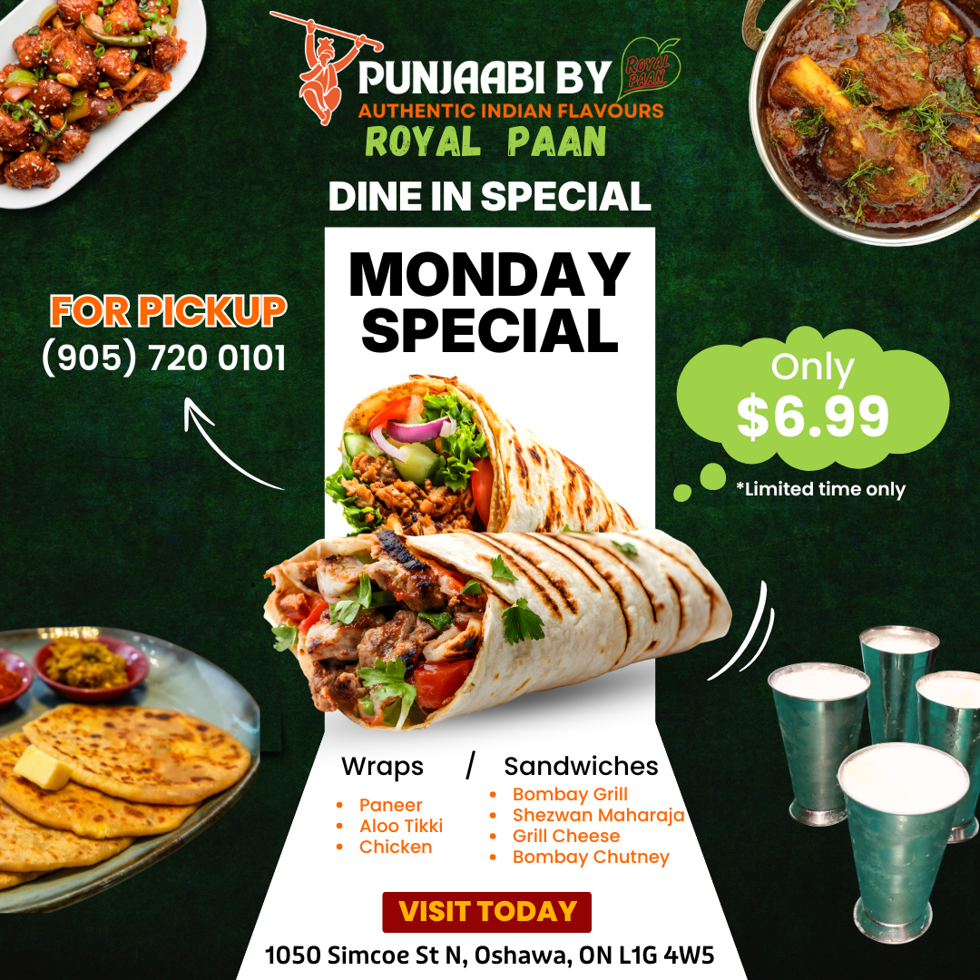 Menu, Royal Paan