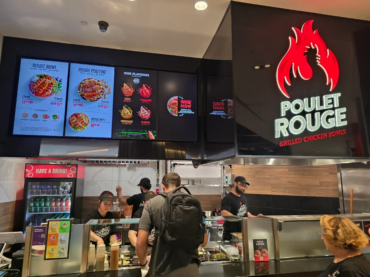 Menu, Poulet Rouge