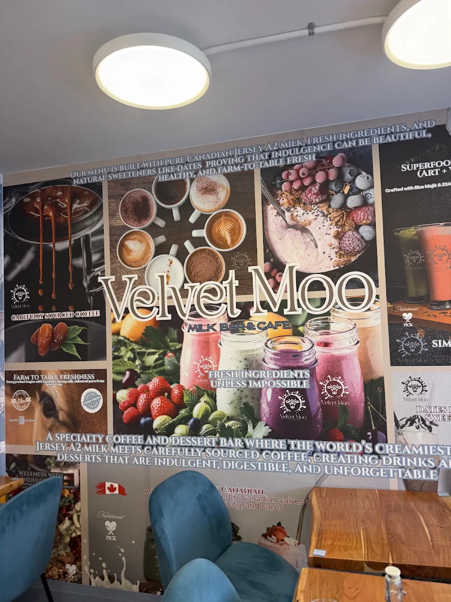 Menu, Velvet Moo