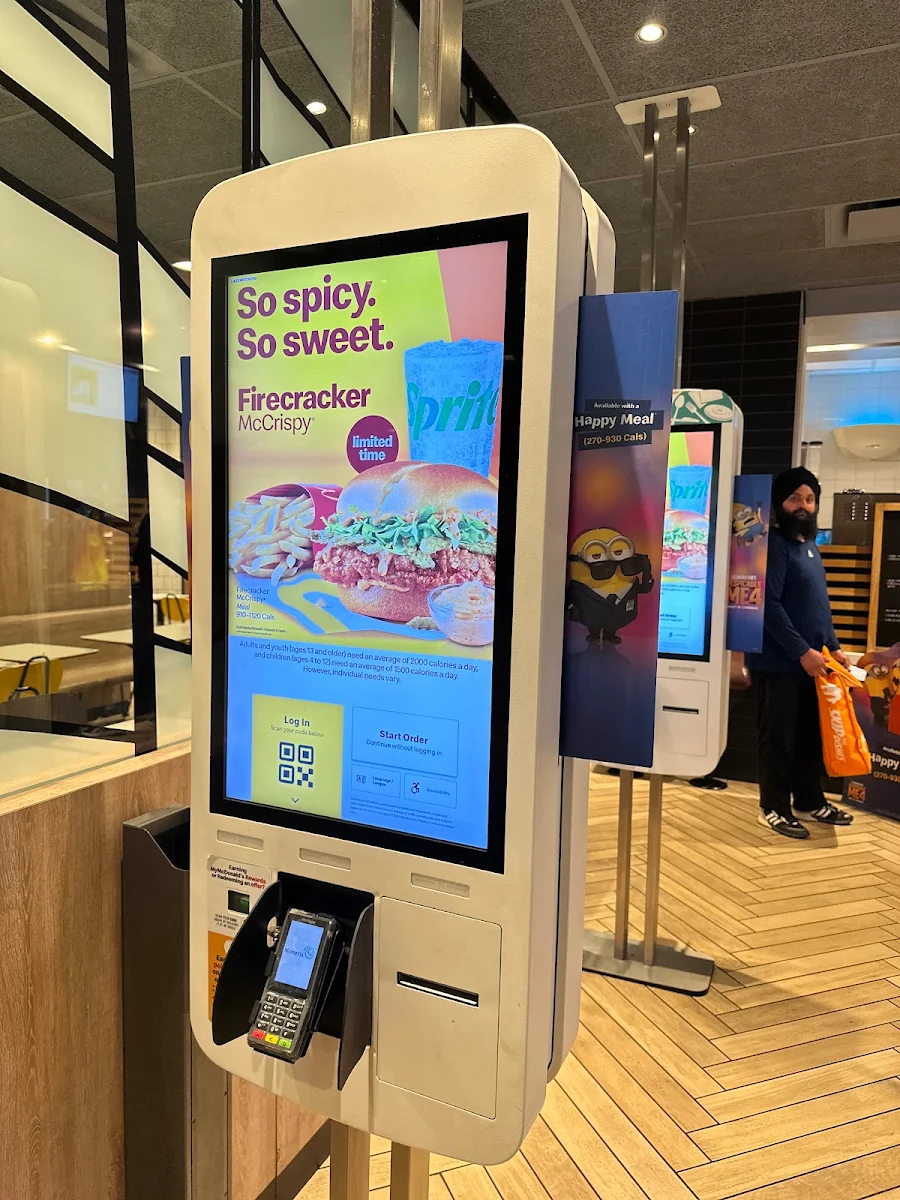 Menu, McDonald's