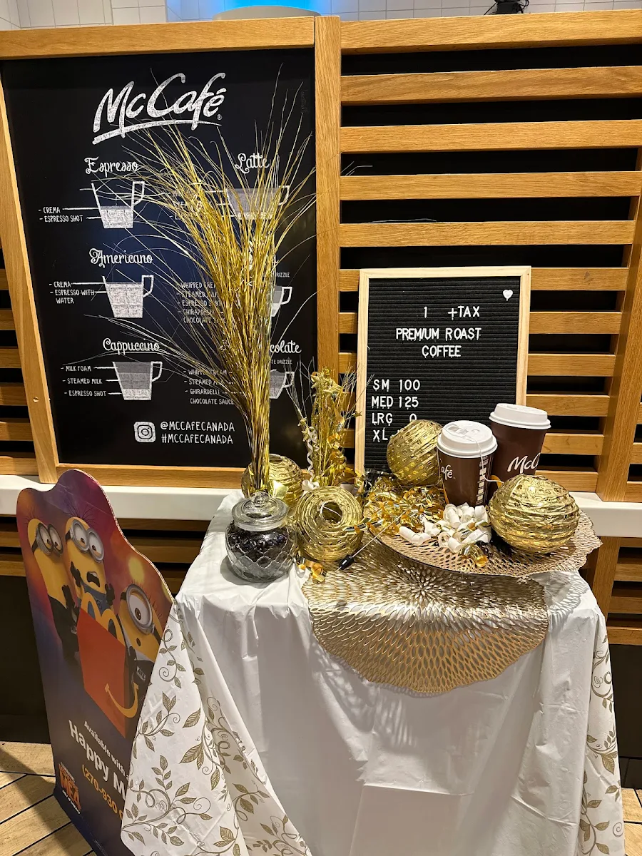 Menu, McDonald's