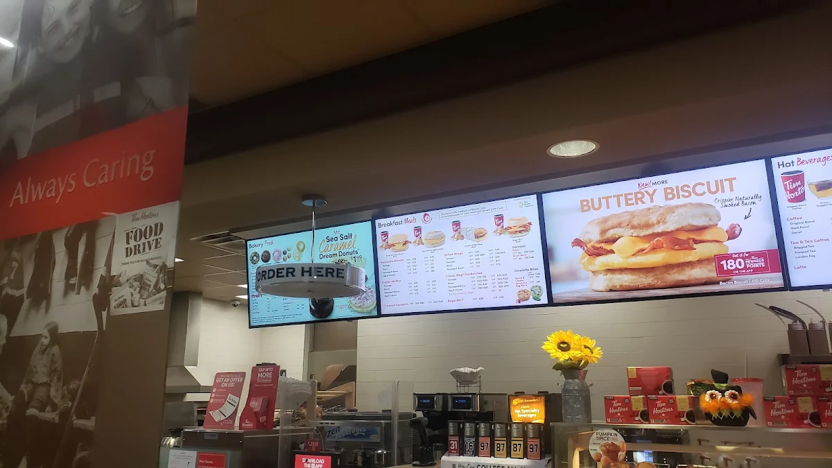 Menu, Tim Hortons