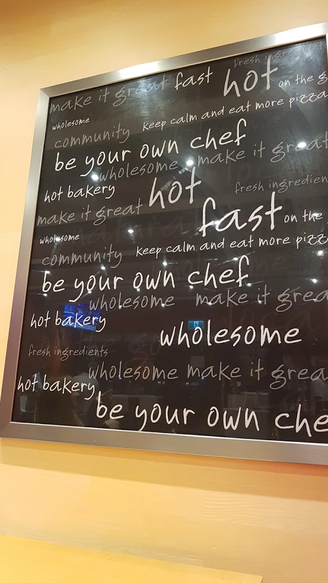 Menu, Pizza Hut
