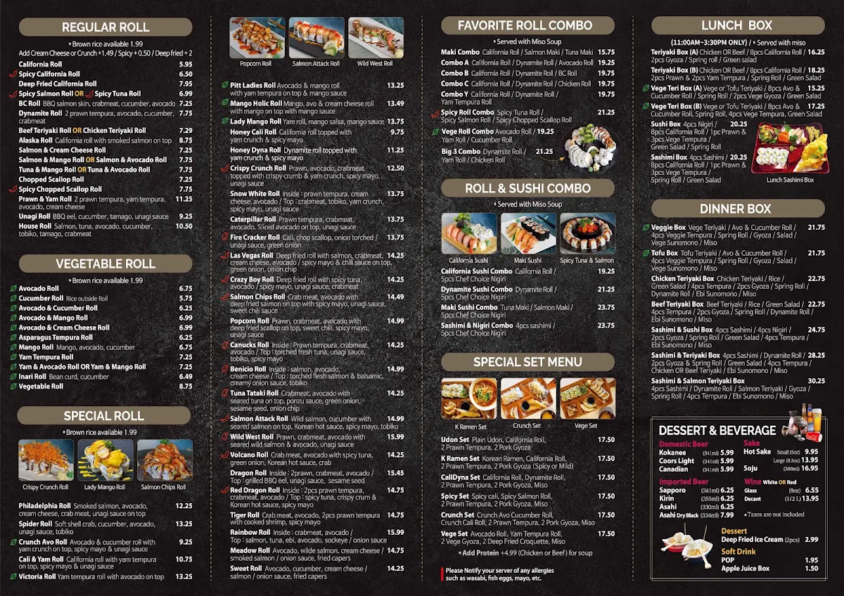 Menu photo 1