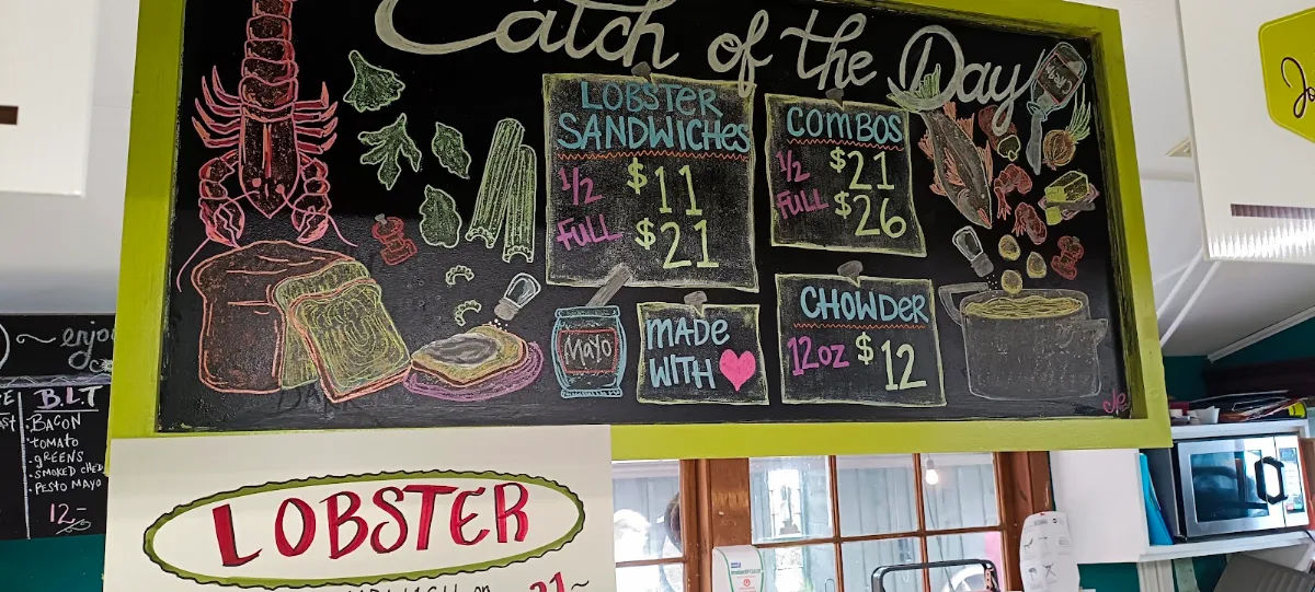 Menu, Jo-Ann's Deli Market and Bake Shop