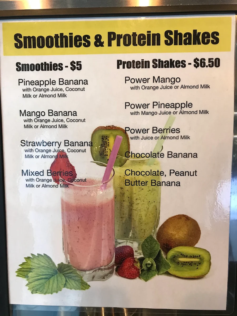 Menu, Finest Cup