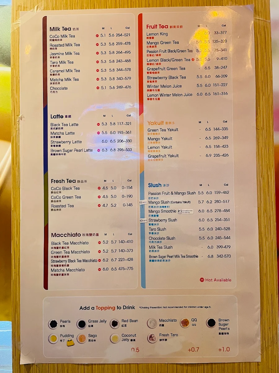 Menu photo 1