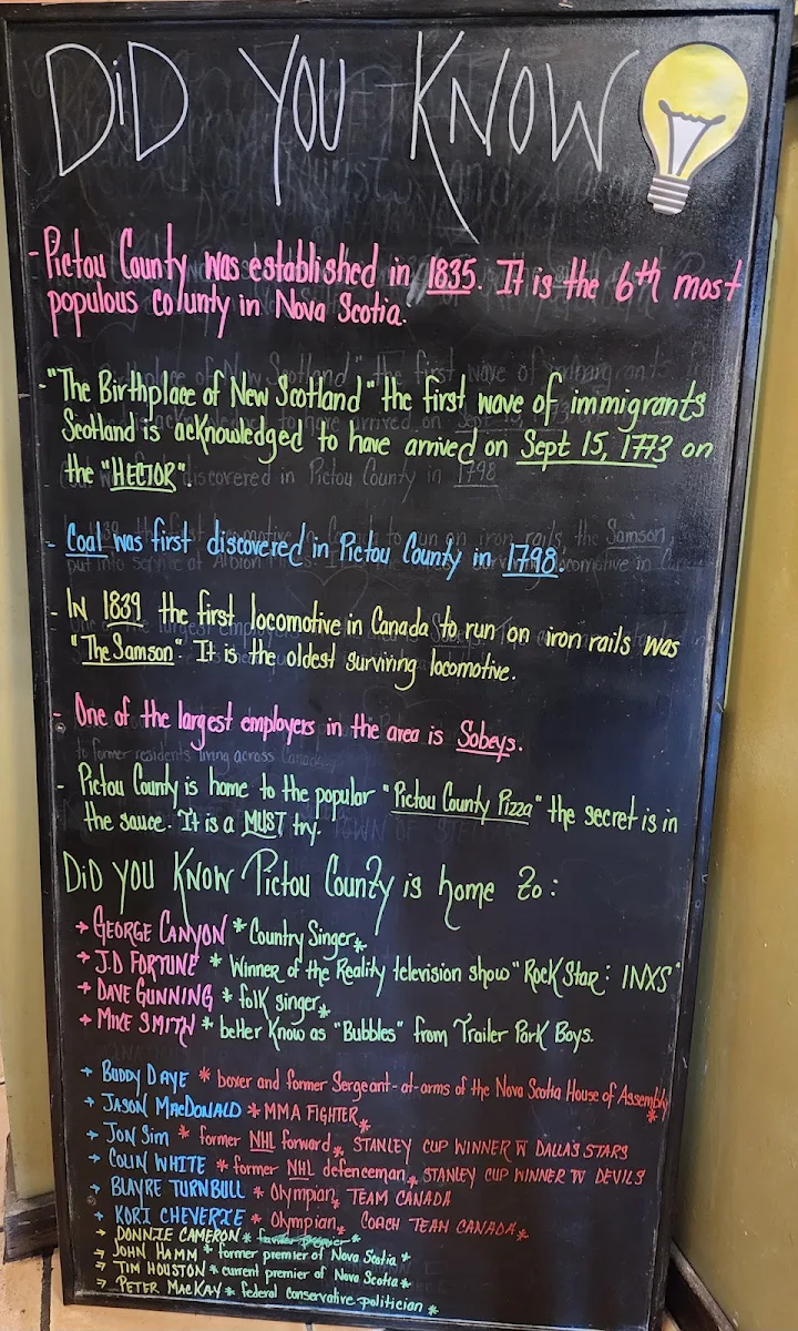 Menu, The Dock