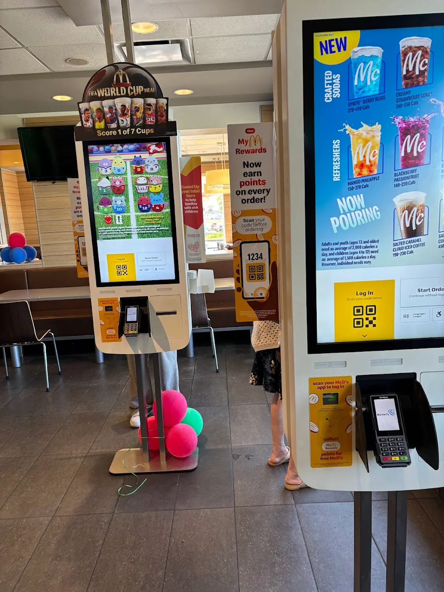 Menu, McDonald's