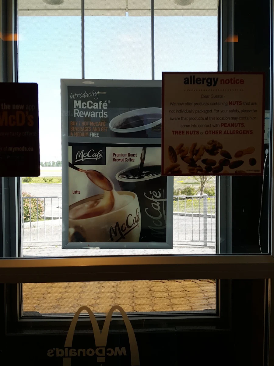 Menu, McDonald's