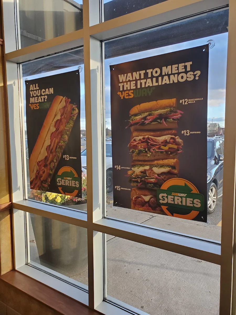 Menu, Subway