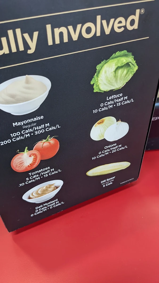 Menu, Firehouse Subs Hespeler Road