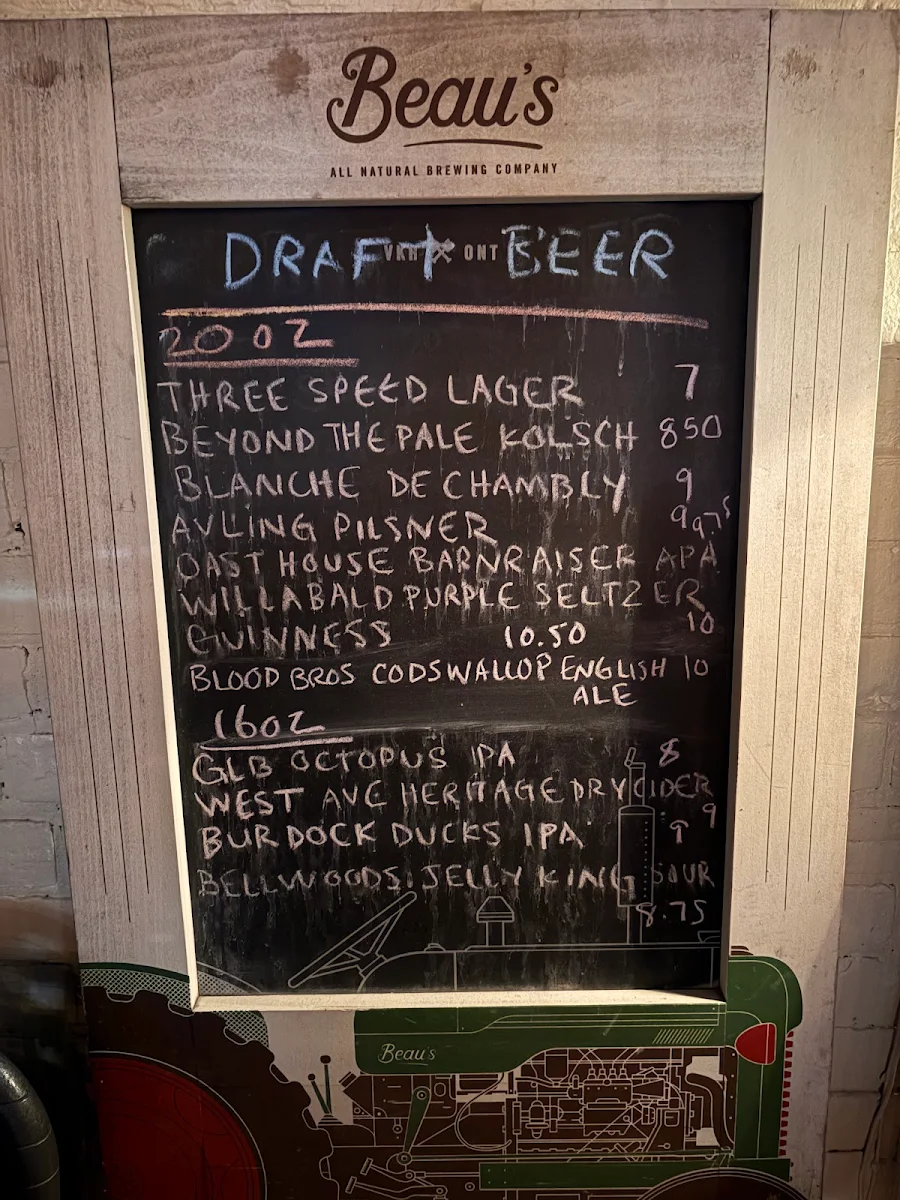 Menu, The Three Speed