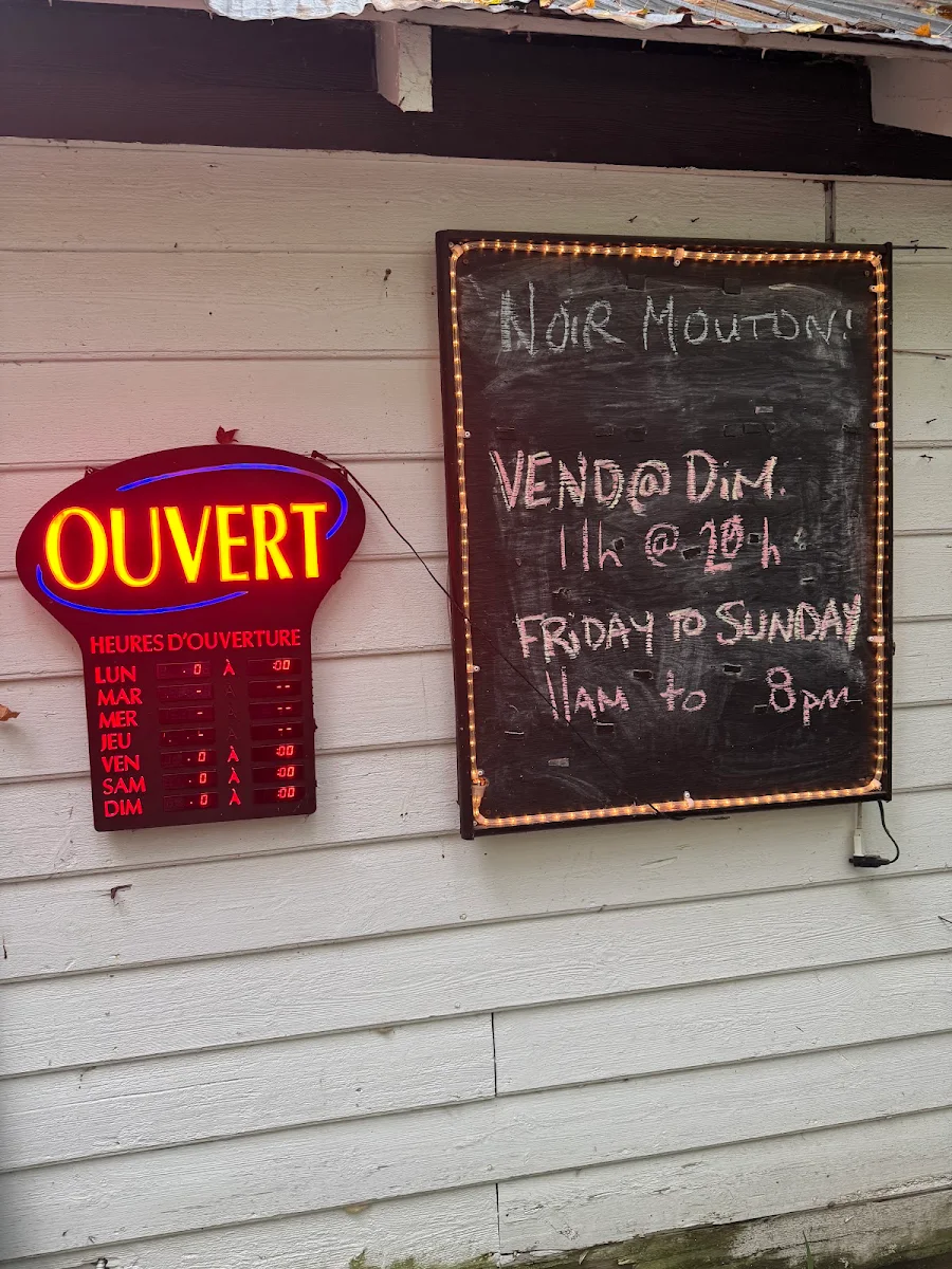 Menu, Noir Mouton