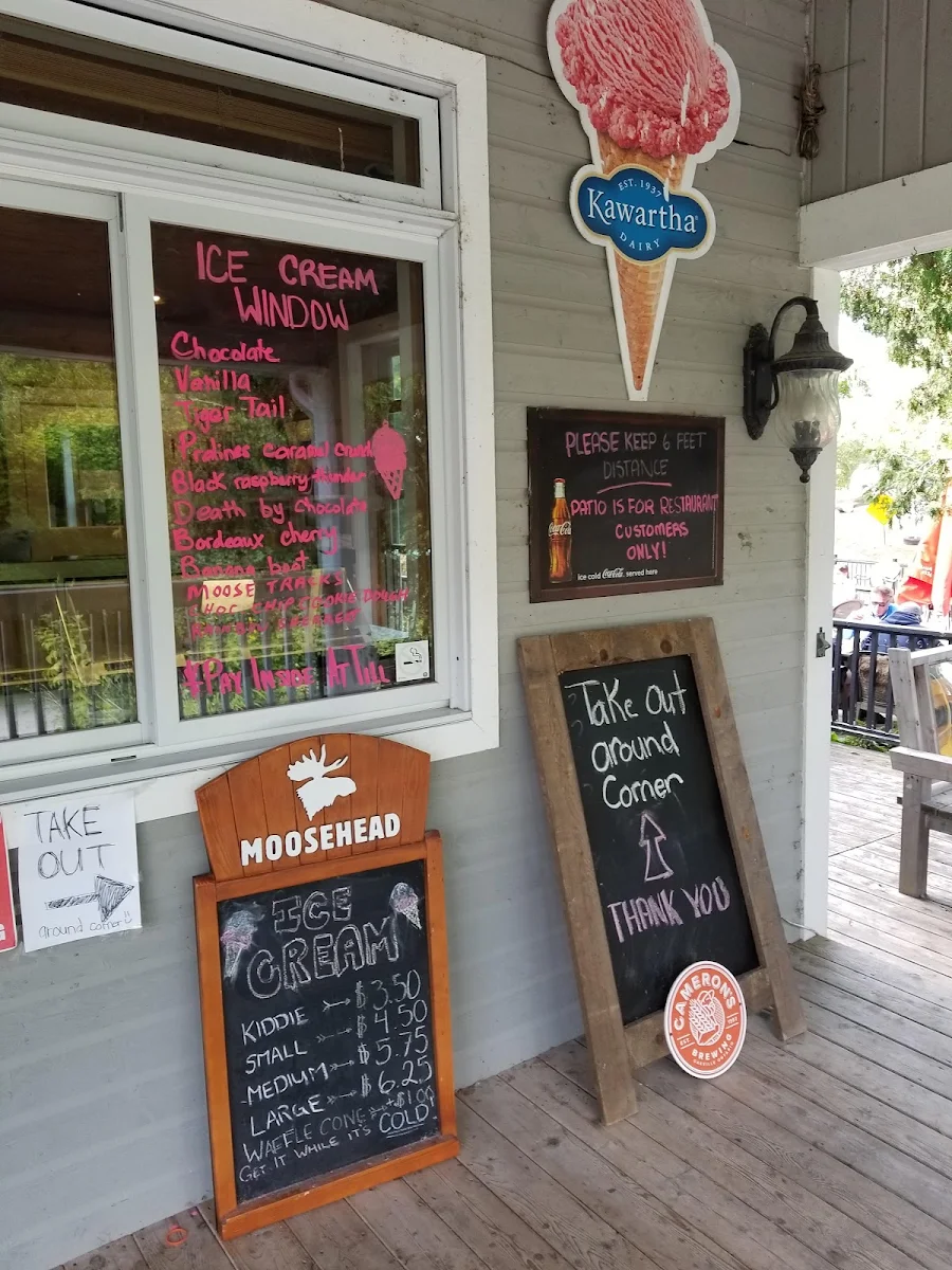 Menu, The Market on Stoney Lake