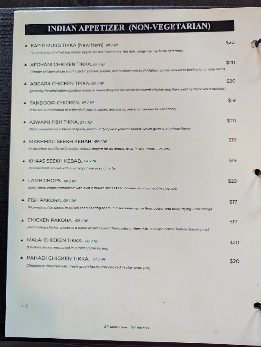 Menu, Delight Street Eats