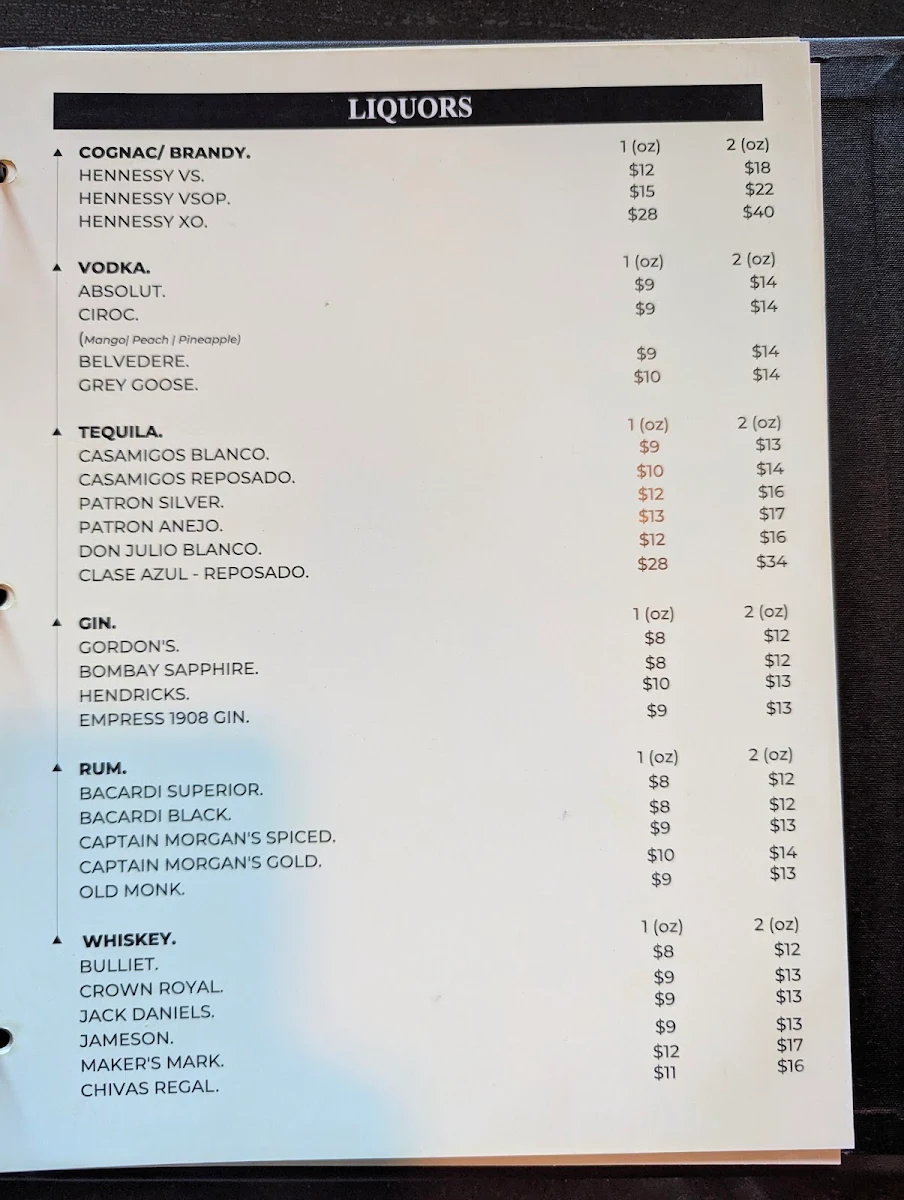 Menu, Delight Street Eats