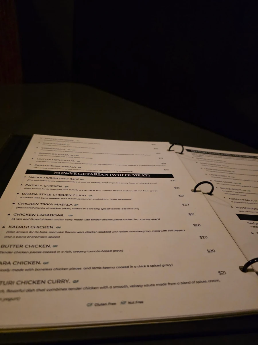 Menu, Delight Street Eats