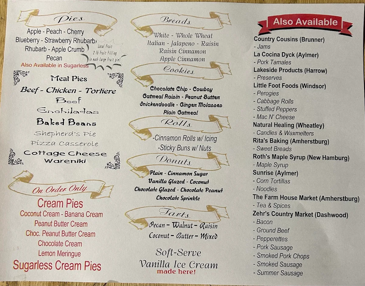 Menu photo 1