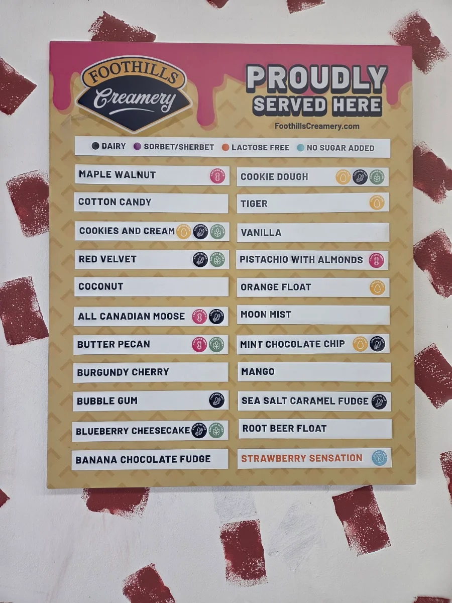 Menu, CrazeChill Eatery