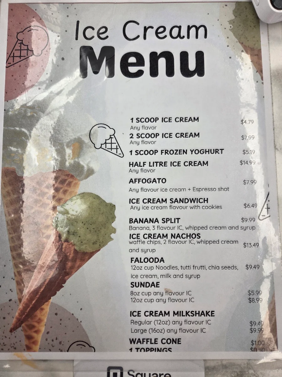 Menu, CrazeChill Eatery