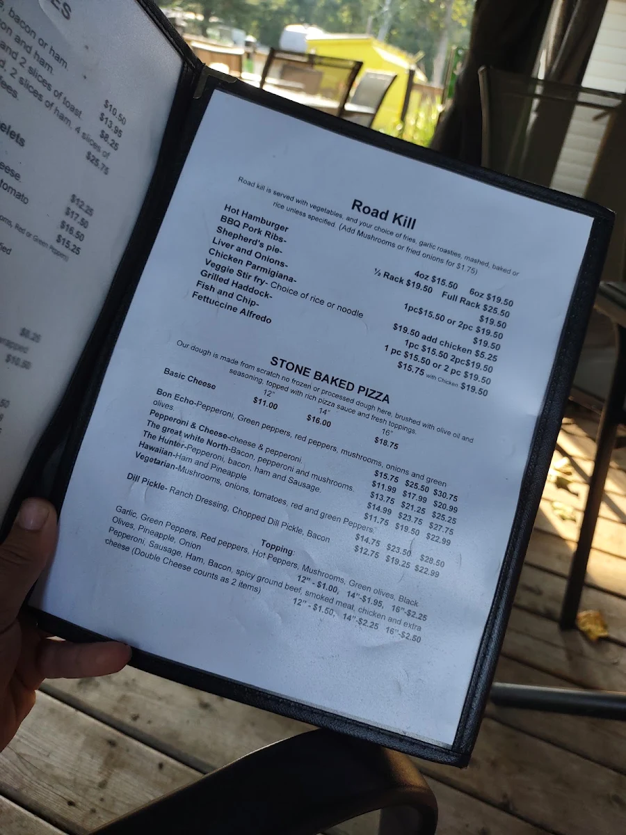 Menu, Marble Lake Lodge - Home Of The Hungry Moose Restaurant and WSC Survival School