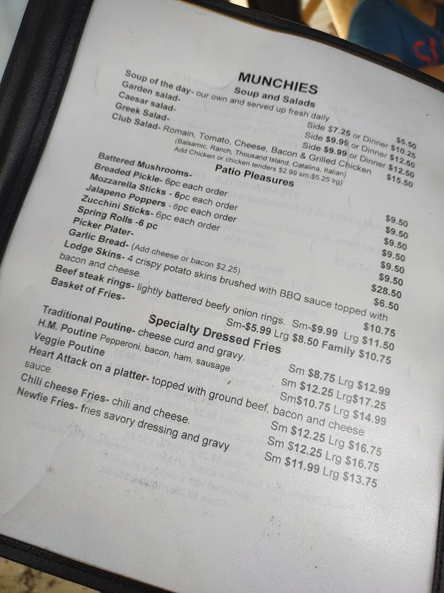 Menu, Marble Lake Lodge - Home Of The Hungry Moose Restaurant and WSC Survival School